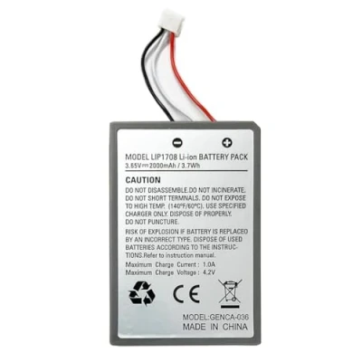 Image de OnlyTech Batterie LIP1708 de Remplacement pour la Manette PS5 Dualsense BDM 010 (Batterie 2000mAh / 3,65V 3,7Wh)