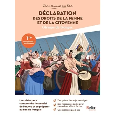 Image de Mon oeuvre au bac Olympe de Gouges, la Déclaration des droits femme et citoyenne Livre d’occasion Bon