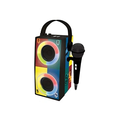 Image de Lexibook Harry Potter Enceinte Portable Bluetooth Lumineuse avec Micro karaoké Effets Lumineux, Noir, BTP180HPZ