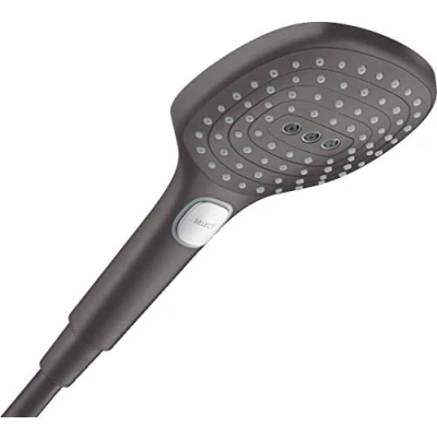 Image de hansgrohe Raindance Select E Douchette à main 120 3 jet, noir chromé brossé, 26520340