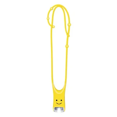 Image de moses Lese Buddy Das Lampe de lecture pour enfants multifonction en jaune poche à bandoulière, silicone, 26207