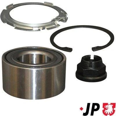 Image de JP GROUP 4341301410 Kit de roulements roue Essieu avant gauche, droit avec bague ABS 72 RENAULT: CLIO 3, MEGANE 2, Kangoo I Express