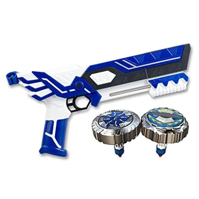 Image de Spinner Mad Mega Blaster Double Tir avec 2 Toupies Incluses Jouet Compatible Toute La Gamme