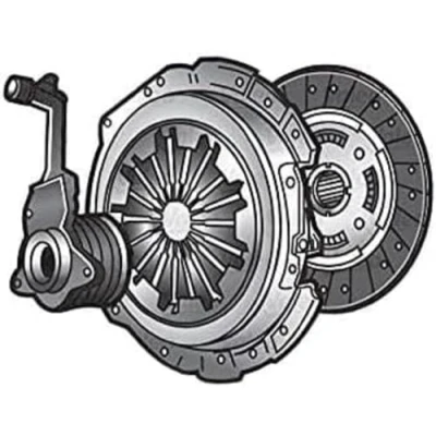 Image de VALEO 834360 Kit d&#039;Embrayage avec mécanisme d&#039;embrayage, butée hydraulique disque sans capteur 229 VOLVO: V50, C30, S40 II