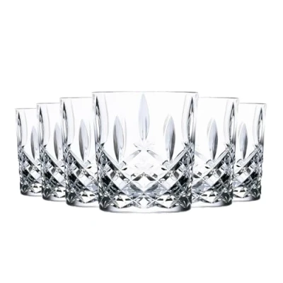 Image de RCR Cristal Orchestre Cut Verre Double ddl Old Fashioned Whisky Verres Gobelets Set 340ml Paquet de 12