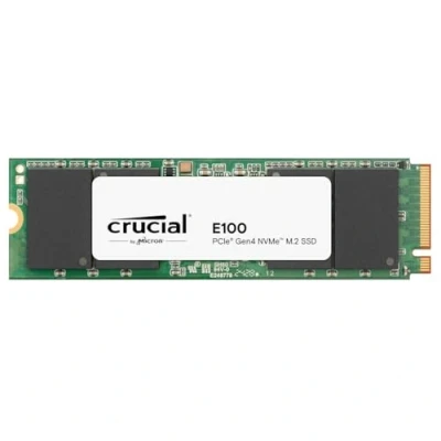 Image de CRUCIAL Disque SSD E100 PCIe 4.0 Gen4 2280 NVMe M.2 2 To