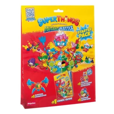 Image de SuperThings série Mutant Battle Starter Pack, Magazine Qui Comprend Une Bande dessinée avec l&#039;histoire de la + 1 Exoskeleton Surprise 2 (1 Changement Couleur)