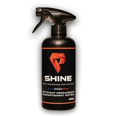 Image de SHINE Dégraissant nettoyant compartiment moteur 450 ml Éliminez les graisses et saletés tenaces pour un éclatant de propreté