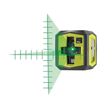 Image de Ryobi Laser croix rouge portée 10 m précision +/ 0,5 mm Livré avec une pince de fixation et 2 piles RBCLLR1
