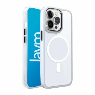 Image de Jaym Coque Bumper Compatible Magsafe avec [ iPhone 16 Pro ] Blanc