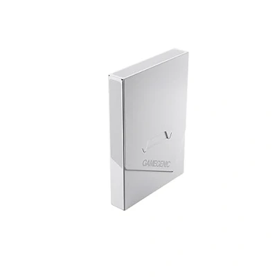 Image de Gamegenic cube Pocket 15+ Deck Box Porte cartes fin pour dessin et protection des cartes, système modulaire parfait les JCC, LCG, jeux de société RPG, couleur blanche, fabriqué