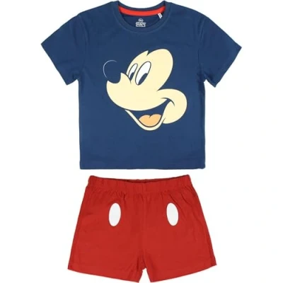 Image de Cerdá Pijama Corto Algodón Mickey Ensemble de Pyjama, Bleu (Azul C03), 2 Ans (Taille Fabricant: 2) Garçon