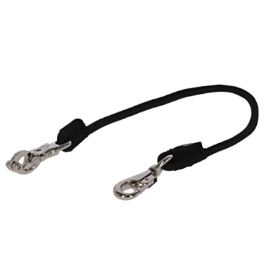 Image de Kerbl Longe d&#039;Attache Caoutchouc Noir 70cm