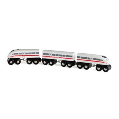Image de BRIO World 33748 TGV avec Son train manuel klaxon pour circuit de en bois Système d&#039;attache aimantée Jouet garçons et filles dès 3 ans