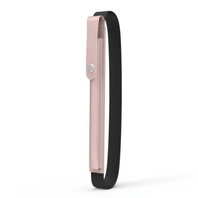 Image de MoKo Étui à Crayons pour Apple Pencil Pro, 1ère/2e gén, (USB C), PU iPad avec Boucle et Bande élastique attachée l&#039;étui iPad, Rouge Pitaya