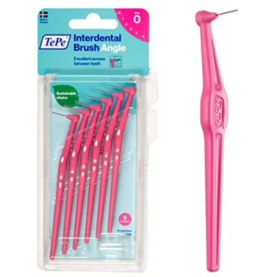 Image de TePe® Brossettes Interdentaires Angle Rose 0 0,40 mm