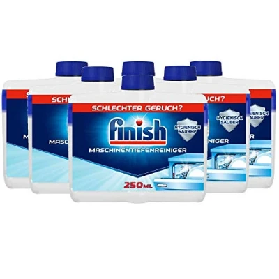 Image de Finish Nettoyant en profondeur pour machine Regular liquide contre le calcaire et la graisse un lave vaisselle propre Lot de 6 (6 x 250 ml)