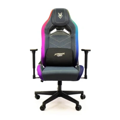 Image de Woxter Stinger Station Elite RGB Chaise avec Jeu LED configurable (Arbre en Acier, Le Piston Ascenseur de gaz la Classe 3, l&#039;ergonomie, l&#039;accoudoir 2D, Hauteur et l&#039;inclinaison réglable)