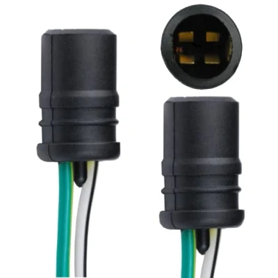 Image de Lot de 2 W5W T10 194 W3W Support Douille Ampoule caoutchouc Connecteur WY5W Adaptateur Prise Phare Lampe feux clignotant stationnement éclairage plaque Immatriculation 3 et 5 Watt L&amp;P B582