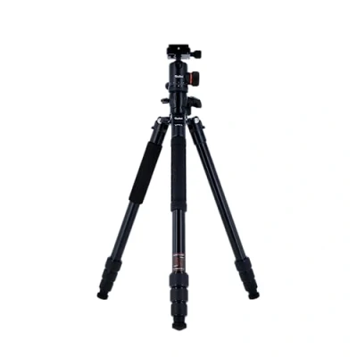 Image de Rollei C5I MAKRO Pro I Trépied en Carbone Noir Tête sphérique 3D Monopode Support pour Smartphone Plaque de dégagement Rapide Colonne Centrale rotative à 90