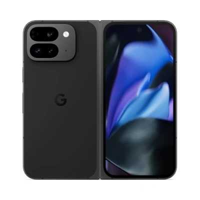 Image de Google Pixel 9 Pro Fold Smartphone Android débloqué avec Gemini Triple Appareil Photo arrière avancé Écran Pliable Vidéo en Mode Mains Libres Noir Volcanique, 512GB