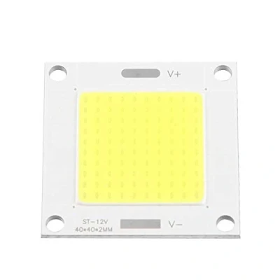Image de Aigend Puce LED 12 14V 50W COB Ampoule de Panneau lumière à intégrée pour projecteur Bricolage(lumière Blanche)