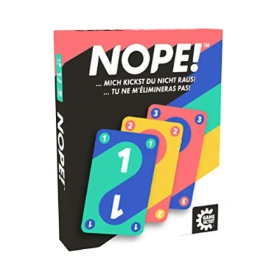 Image de Game Factory 646250 Nope, Le Jeu de Cartes Classique avec Twist, pour 2 à 6 Joueurs, partir 7 Ans, édition Allemande