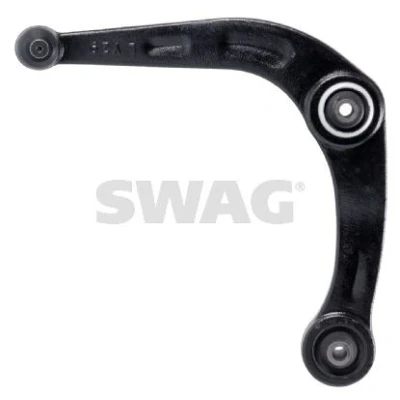 Image de SWAG 62 92 9422 Bras de suspension avec roulement Essieu avant gauche, inférieur barre oscillant transversal Fonte d&#039;acier PEUGEOT: 206 3/5 portes