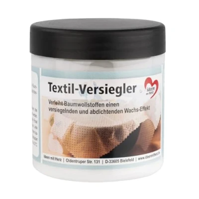 Image de Ideen mit Herz Scellant textile Sceller les tissus en coton imperméable effet cire 250 ml