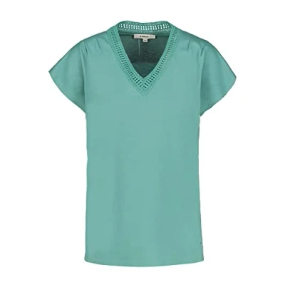 Image de Garcia T Shirt à Manches Courtes, Deep Sea, S Femme
