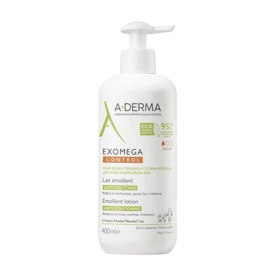 Image de A Derma Lait Exomega Control Émollient 400ml