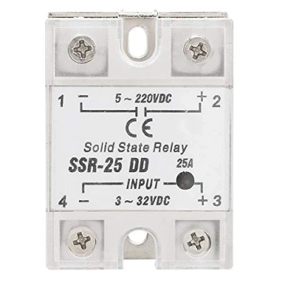 Image de DD 25A Statique Relais, SSR 25 5 220V DC Carte Relais 3 32V Sortie Module de Tension, pour L&#039;Automatisation Industrielle, Le Contrôle Des Machines(DC DC)