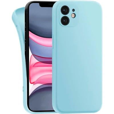 Image de MyGadget Coque Compatible avec Apple iPhone 11 Case TPU Souple &amp; Soft Cover Protection Extra Fine Légère Étui Coloré Anti Choc et Rayures Bleu Clair