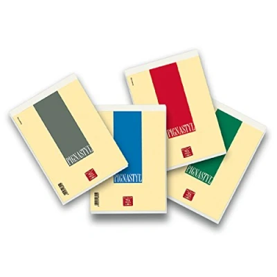 Image de Pigna Colato 8005235068926 Cahier à Spirales Format A5, quadrillé, 5 mm, Multicolore