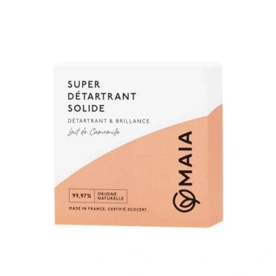 Image de MAIA Détartrant Naturel Solide 150 g Lait de camomille Mousse, nettoie et dégraisse 99,97% d’ingrédients d’origine naturelle Parfum Sans Allergies Nettoyage Écologique