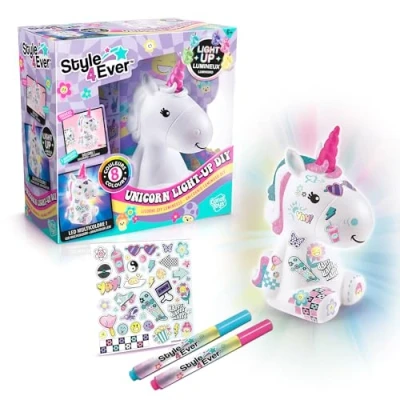 Image de Canal Toys Style 4 Ever Licorne Y2K DIY Lumineuse à décorer Edition Collector Loisirs Créatifs pour Enfant 293 Toys, OFG 293, Blanc