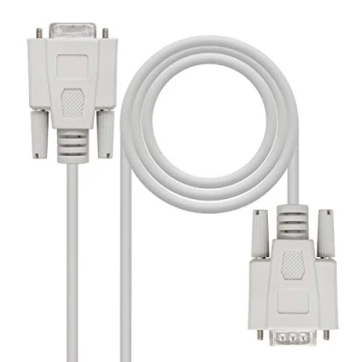 Image de Câble NANOCABLE 10.14.0202 PUERTO SERIE DB9 RS232 1,8 M