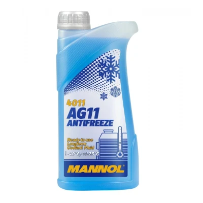 Image de MANNOL AG11 Longterm MN4011 1 Antigel G11 Bleu MERCEDES BENZ: Sprinter 3 T Van, Classe A, Vito Mixto, VOLKSWAGEN: Polo III 3/5 portes, GOLF