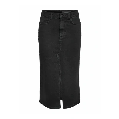 Image de Noisy may Nmkath Nw Slit Midi Jupe Vi478bl Noos, Jean Noir, S Femme