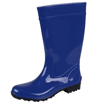 Image de Bottes de pluie bleues imperméables, durables, robustes, semelle en PVC, ILSE LEMIGO 41 EU 7,5