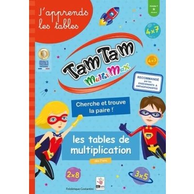 Image de Tam Multimax Les tables de multiplication niv 1 Cherche et Trouve la Paire !