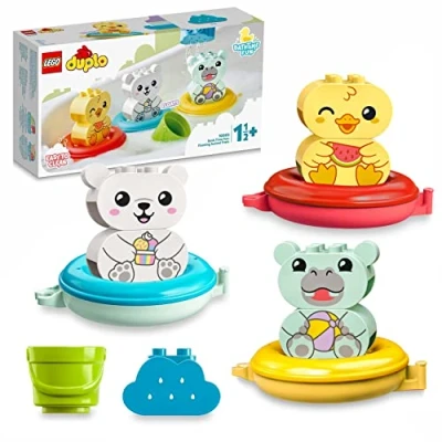 Image de LEGO® DUPLO® Mes 1ers pas Jouet de bain : le train flottant des animaux 10965