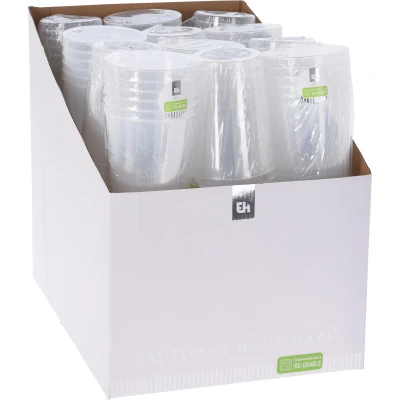 Image de Coupes de consommation d&#039;alcool transparentes 500 ml 6 morceaux