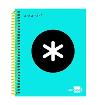 Image de liderpapel kd51 Cahier spirale, A5, Couleur Bleu