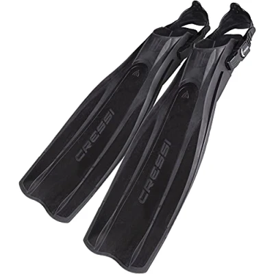Image de Cressi Sub S.p.A. Pro Light Palmes Réglables de Plongée/Natation Mixte, Noir/Rose, M/L 41/43