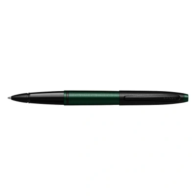 Image de Cross Calais Matte Green &amp; Black Lacquer RB Gravure gratuite