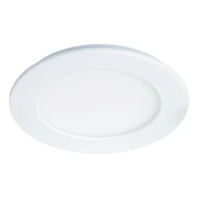 Image de Eglo connect.z Spot LED encastrable pour salle de bains Fueva Z, extra plat, Ø 120 mm, lampe encastrée ZigBee, contrôlable par appli et commande vocale, blanc chaud froid, dimmable, blanc, IP44