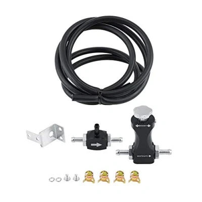 Image de EBTOOLS pour robinet Turbo et manometre boost controller Kit de contrôleur suralimentation manuel, vanne purge en té bilatérale réglable universelle