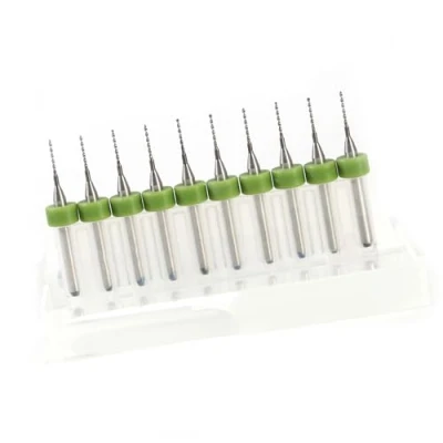 Image de 10pcs Micro Forets de Carte PCB Peu Foret Carbure Drill Bits Circuit Imprimé d&#039;Impression 0.1mm à 1.4mm Outil Perceuse(0.7mm)