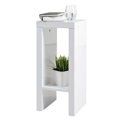 Image de Phoenix Mainau Tablettes pour Plantes avec Compartiment de Rangement, 60 cm, Blanc, 26 x cm